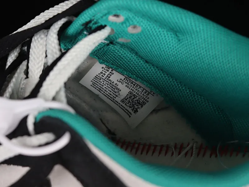 All categories Nk SB Dunk series Nk SB Dunk Low low-top sneakers Nk SB Dunk Low "85" black and gray double hook strap black and green SB low-top sports and leisure sneakers DO9457-133